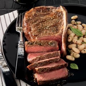 Dry-Aged USDA Prime Bone-In Sirloin Strip Steaks